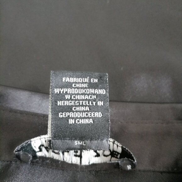 Rachel Zone Los Angeles New York Women's Black Collared Sleeveless Shirt Size M - Picture 6 of 6